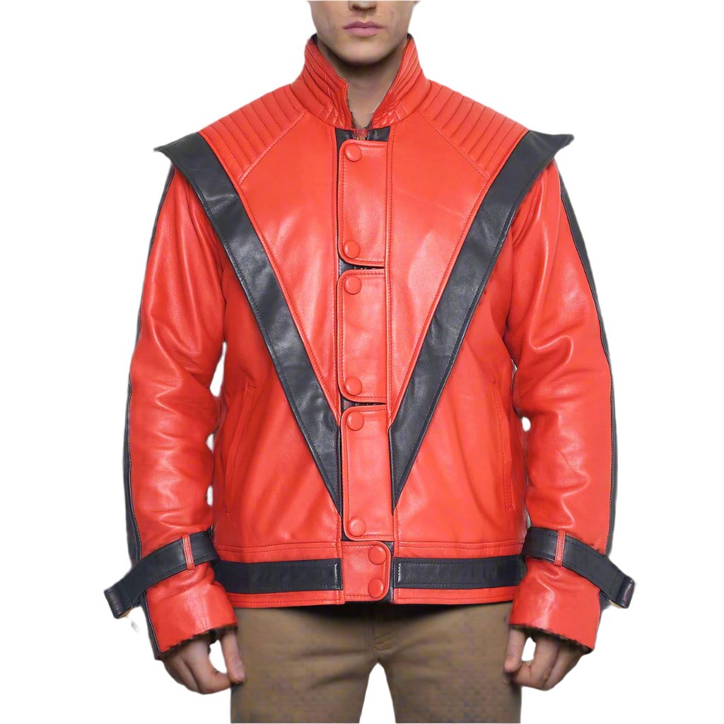 Michael Jackson Red Thriller Leather Jacket | Halloween jacket