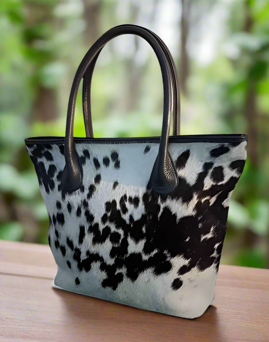 Cowhide Leather Tote Bag
