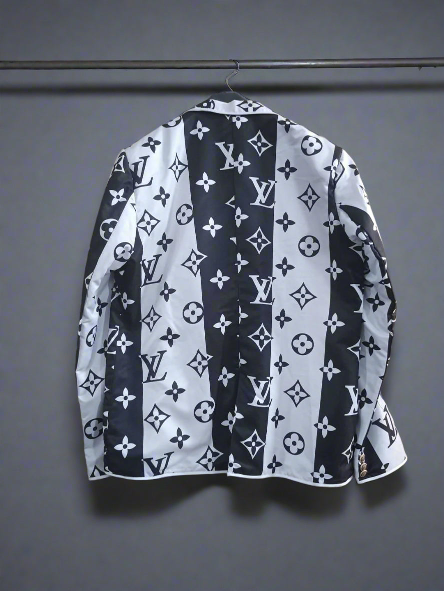 Men's Black n White Coat n Blazer