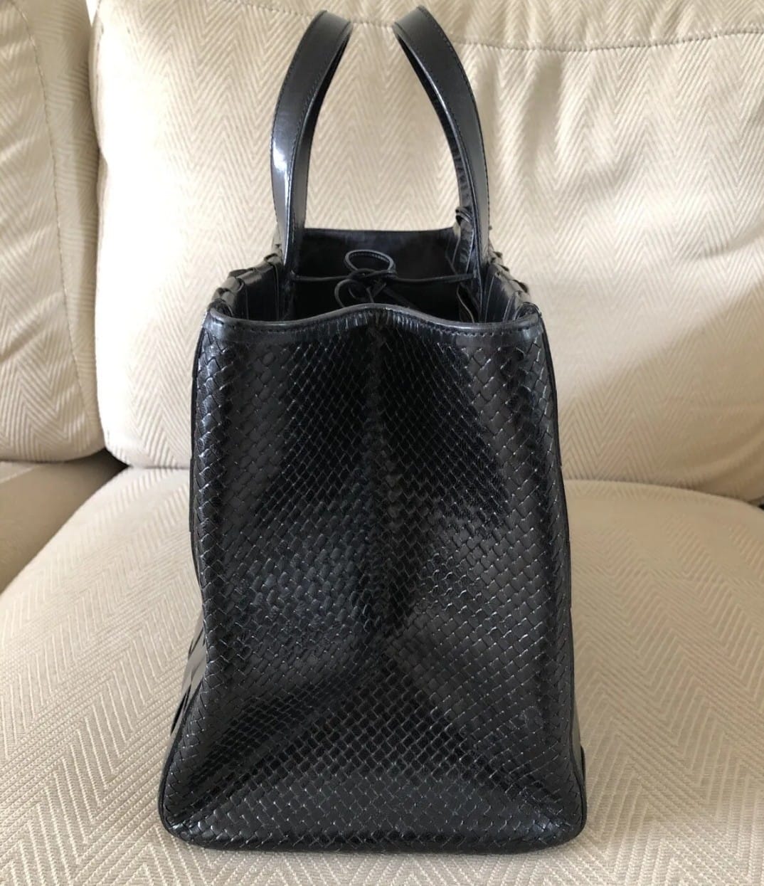 Leather Woven Bag