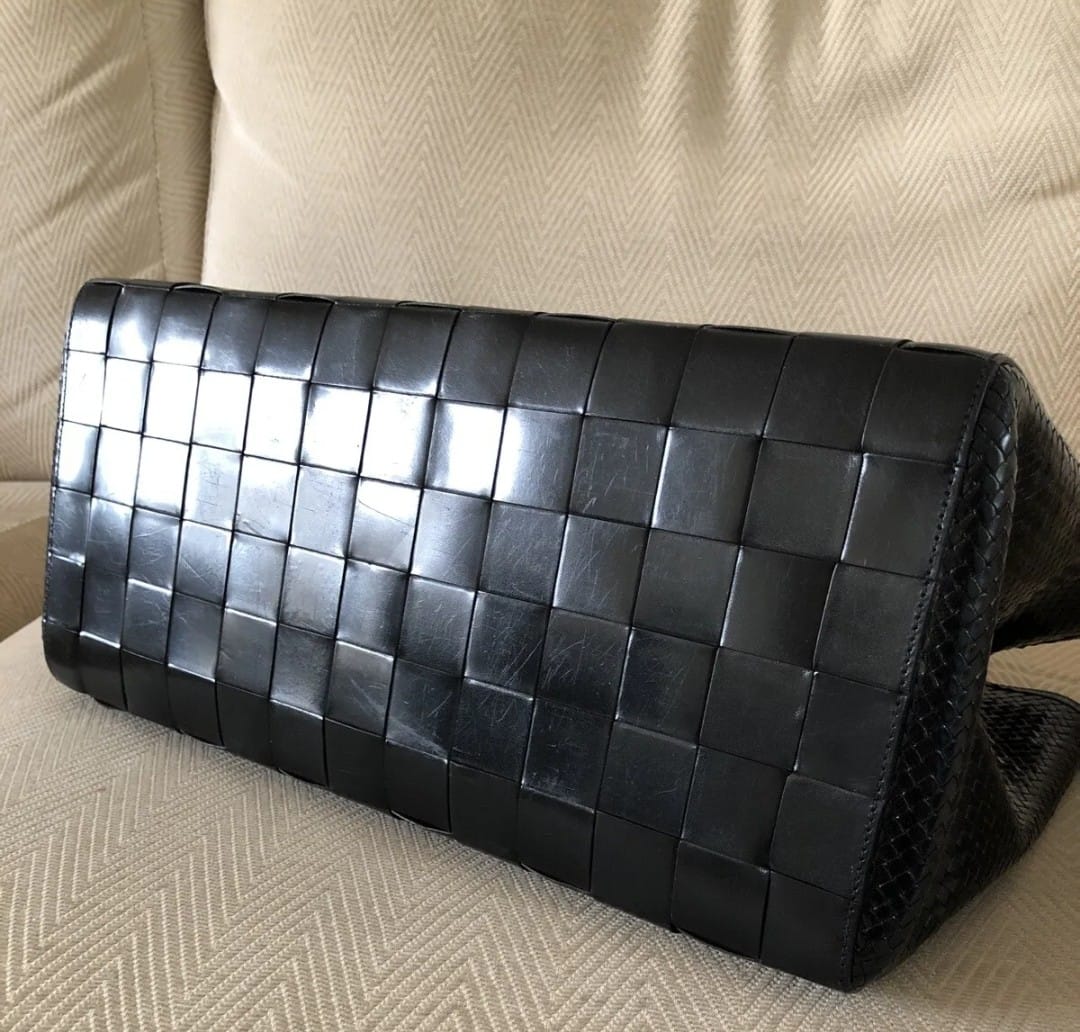 Leather Woven Bag