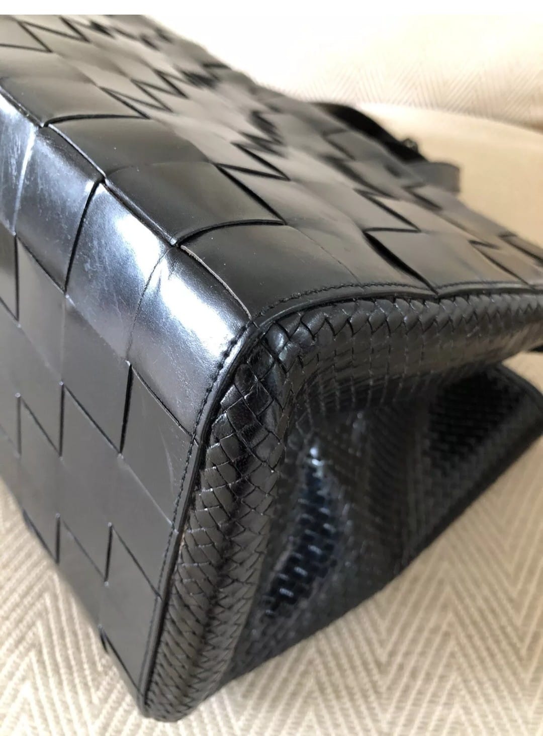 Leather Woven Bag