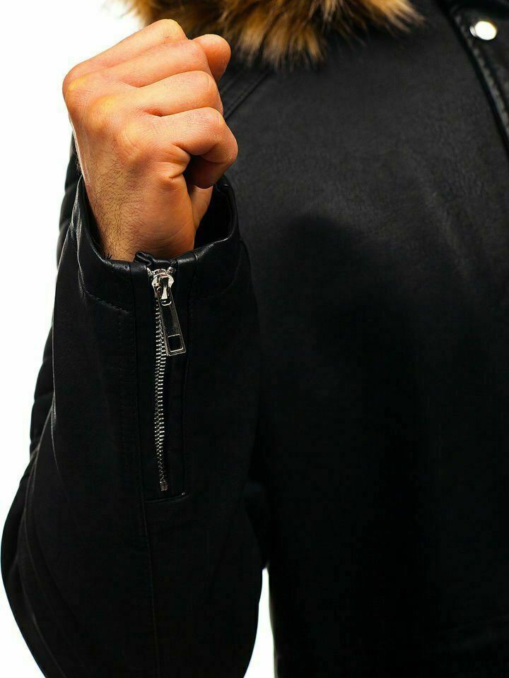 black leather coat for men leather trench coat mens long coat mens hooded coat mens leather jacket black