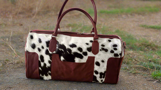 leather travel bag cowhide duffel bag brown leather duffel custom travel bag 