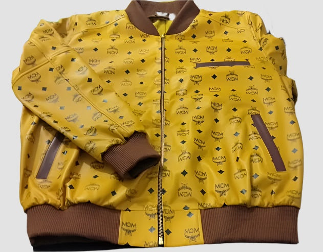 MCM Brown Leather Jacket